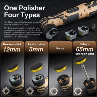 Foto 4 | Foto 4 | Minipulidora Inalámbrica Blycorul 1-2'' Da&ro 11 Velocidades 2500-6000 Rpm 1 0 Kg - Venta Internacional.