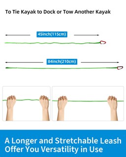 Foto 4 | Foto 4 | Correa Elástica Para Kayak Oceanbroad De 1 2 A 2 1 M Paquete De 2 - Venta Internacional.
