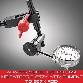 Foto 5 | Foto 5 | Soporte Indicador Starrett 657s Con Base Magnética Doble Orificio De 0.25 Pulgadas - Venta Internacional.