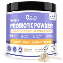 Probióticos Para Perros Nature Target En Polvo 6 Mil Millones De Cfu 270 G - Venta Internacional.
