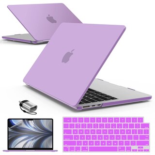 Foto 1 | Foto 1 | Funda Con Teclado Ibenzer Para Macbook Air 13.6 Color Morado - Venta Internacional.
