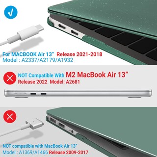 Foto 4 | Foto 4 | Funda Rígida Ibenzer Para Macbook Air De 13 Pulgadas Con Funda De Teclado - Venta Internacional.