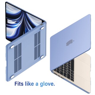 Foto 6 | Foto 6 | Funda Rígida Para Macbook Air De 13 Pulgadas Ibenzer M4 M3 M2 Azul - Venta Internacional.