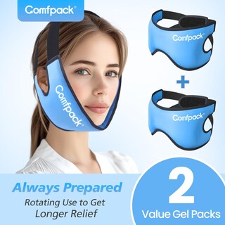 Foto 2 | Foto 2 | Paquete De Hielo Comfpack Wisdom Teeth 2 Unidades Suave Y De Felpa Expuesto A La Oreja - Venta Internacional.