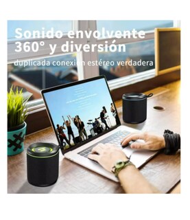 Foto 2 | Foto 2 | Bocina Bluetooth Portátil Impermeable Mini Altavoz Inalámbrico Con Luces Led