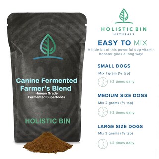 Foto 3 | Foto 3 | Suplemento Para Perros Holistic Bin Multivitamínico Canino Fermentado 50 G - Venta Internacional.