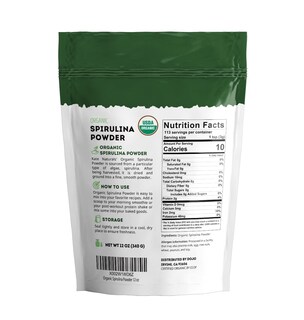 Foto 5 | Foto 5 | Espirulina Orgánica En Polvo Kate Naturals 340 G Usda Sin Ogm - Venta Internacional.