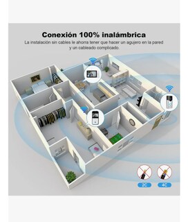 Foto 3 | Foto 3 | Kit De Timbre Visual Inteligente Inalámbrico Con Pantalla Hd Grande Y Intercomunicación Visual