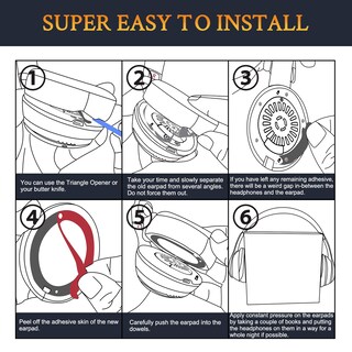 Foto 7 | Foto 7 | Almohadillas Solowit Para Auriculares Con Gel Refrigerante Para Beats Studio 2 Y 3 - Venta Internacional.