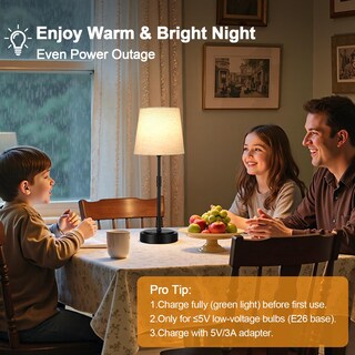 Foto 6 | Foto 6 | Juego De Baterías Inalámbricas Lamps Lynnoland De 15 Pulgadas 7500 Mah Regulable - Venta Internacional.