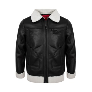 Foto 1 | Foto 1 | Chamarra De Vinipiel Con Peluche Para Caballero Marca Furor 100% Original