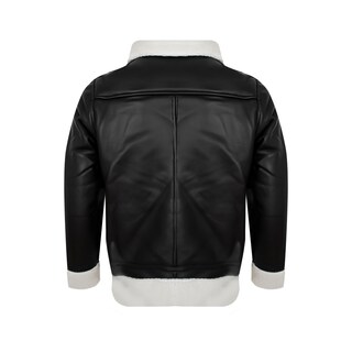 Foto 5 | Foto 5 | Chamarra De Vinipiel Con Peluche Para Caballero Marca Furor 100% Original