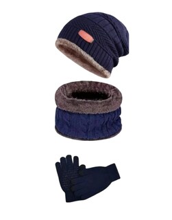 Foto 1 | Foto 1 | Gorro Bufanda y Guantes Tejidos para Niño