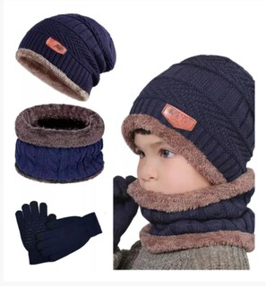Foto 2 | Foto 2 | Gorro Bufanda y Guantes Tejidos para Niño