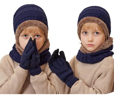 Foto 3 | Foto 3 | Gorro Bufanda y Guantes Tejidos para Niño