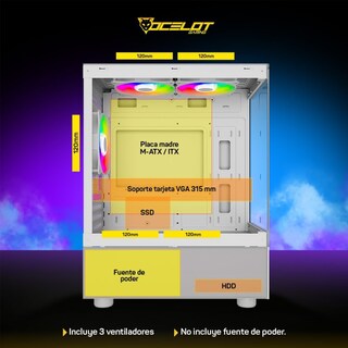 Foto 3 | Foto 3 | Pc Gamer Core I9 14900k Ram 64gb Ssd 1tb Enfri. Liquido Wifi