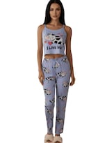 Conjunto Pijama Mujer Blusa Y Pantalón Dama Pij-089 Diseño 20 Piyama Pyjama