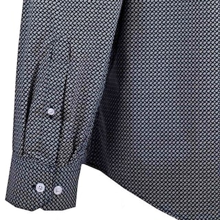 Foto 4 | Foto 4 | Camisa Michel Blanc Talla Extra Negra Cuadro Mini