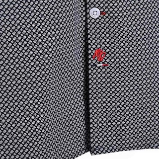 Foto 5 | Foto 5 | Camisa Michel Blanc Talla Extra Negra Cuadro Mini