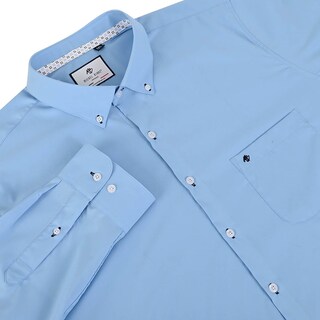 Foto 3 | Foto 3 | Camisa Michel Blanc Talla Extra Azul Francia Botton Down