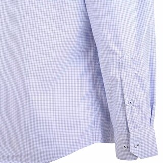Foto 5 | Foto 5 | Camisa Michel Blanc Talla Extra Azul Claro Mini Cuadro