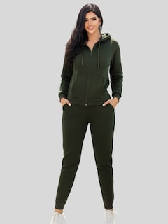 Foto 2 | Foto 2 | Set de 2 Conjuntos de Pants y Sudadera Conj-07 Gris y Verde para Mujer