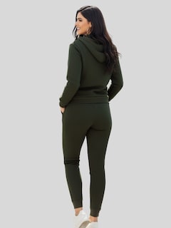 Foto 3 | Foto 3 | Set de 2 Conjuntos de Pants y Sudadera Conj-07 Gris y Verde para Mujer