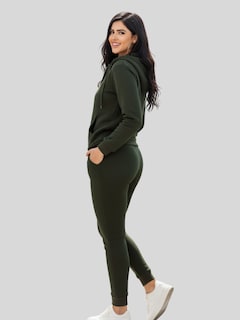 Foto 4 | Foto 4 | Set de 2 Conjuntos de Pants y Sudadera Conj-07 Gris y Verde para Mujer