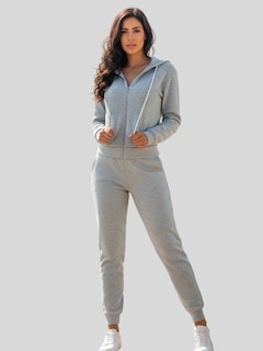 Foto 6 | Foto 6 | Set de 2 Conjuntos de Pants y Sudadera Conj-07 Gris y Verde para Mujer