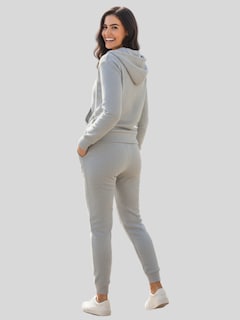 Foto 7 | Foto 7 | Set de 2 Conjuntos de Pants y Sudadera Conj-07 Gris y Verde para Mujer