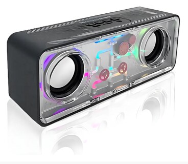 Foto 1 | Foto 1 | Mini Bocinas Bluetooth Portátiles Con Led Y Altavoces Para Computadora Modelo Negro