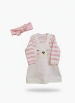 Overol Para Niña Colate Osita Blanca Con Balerina