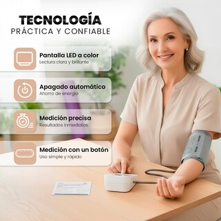 Foto 5 | Foto 5 | Aparato Para Checar La Presion Tensiometro De Brazo Medco MC-C006 Blanco