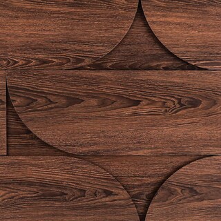 Foto 3 | Foto 3 | Cabecera Para Cama Tamaño King Y Queen Size Color Nogal Con Relieves Decorativos Y Estructura De Madera Industrial