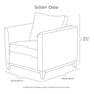 Foto 8 | Foto 8 | Sillón Dicasa Oslo Color Gris Carbón 1 Plaza