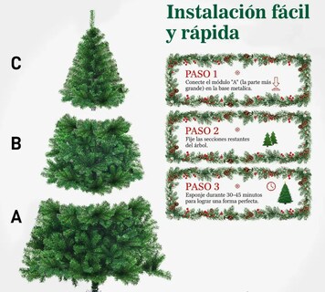 Foto 2 | Foto 2 | Árbol De Navidad Xtellar Pino Artificial 2.4m Tradicional