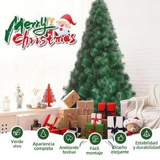 Foto 4 | Foto 4 | Árbol De Navidad Pino Artificial Tradicional 1.8m Verde