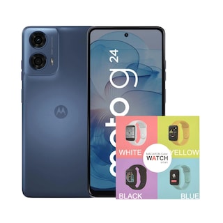 Foto 2 | Foto 2 | Celular Motorola G24 Power 256 GB Azul + Smartwatch Mc