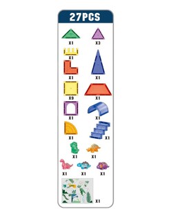 Foto 5 | Foto 5 | Bloques de Construcción Magnético 27 Piezas