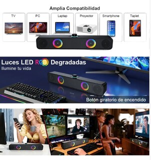 Foto 2 | Foto 2 | Bocina Bluetooth Portátil Recargables Modelo Negro