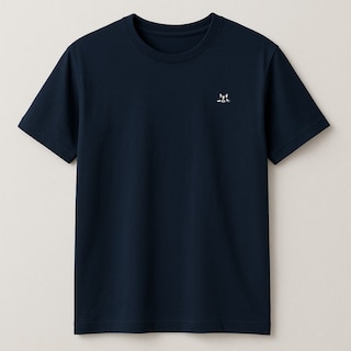 Foto 1 | Foto 1 | Playera Casual Para Hombre T-shirt Manga Corta Algodón Color Azul Marino Bark & Hide