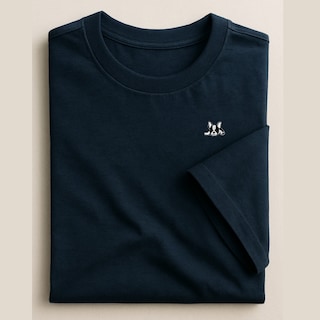 Foto 2 | Foto 2 | Playera Casual Para Hombre T-shirt Manga Corta Algodón Color Azul Marino Bark & Hide