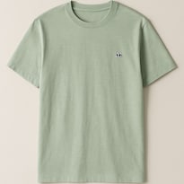 Playera Casual Para Hombre T-shirt Manga Corta Algodón Color Verde Menta Bark & Hide