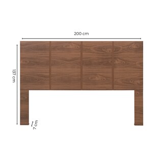 Foto 6 | Foto 6 | Cabecera King Size Color Nogal - Madera Industrializada