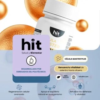 Foto 5 | Foto 5 | Suplemento Célula Master Plus Hit 30 Cápsulas