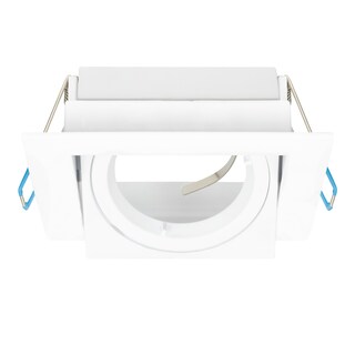 Foto 4 | Foto 4 | Estevez Luminario Empotrable Retráctil Cuadrado Blanco Para Techo Con Portalámparas Mr16 Protección Ip20