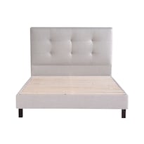 Cama Berlín Matrimonial Beige Loomber