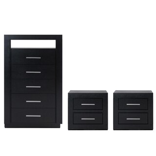 Foto 1 | Foto 1 | Set De Cajonera Con 5 Cajones Y 2 Burós Con 2 Cajones Color Chocolate - Madera Industrializada