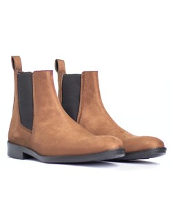 Foto 3 | Foto 3 | Botin Daraimar Chelsea Boots Hombre Gamuza Madera