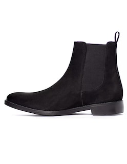Foto 3 | Foto 3 | Botin Daraimar Chelsea Boots Hombre Gamuza Negro